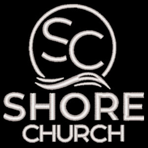 Shore Church (Embroidered)  - Heather Chevron Quarter-Zip Windshirt - Heather Chevron Quarter-Zip Windshirt Design