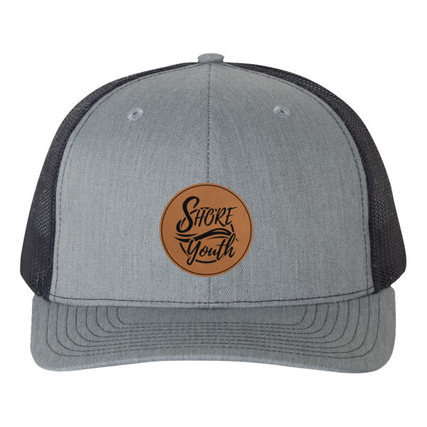 Shore Youth (Leather Patch)  - Snapback Trucker Cap - Snapback Trucker Cap Thumbnail